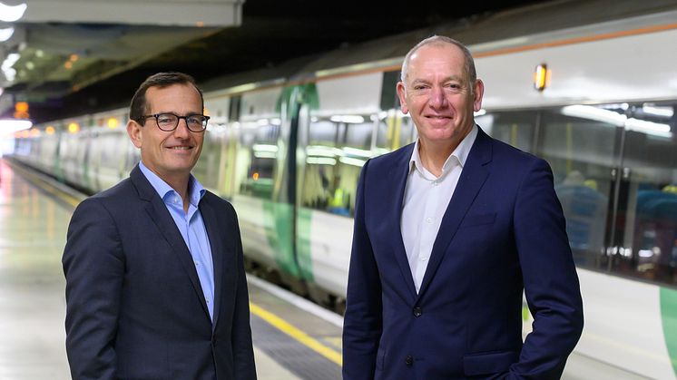 Christian Schreyer, Go-Ahead CEO (left) and Patrick Verwer, Govia Thameslink Railway CEO 2