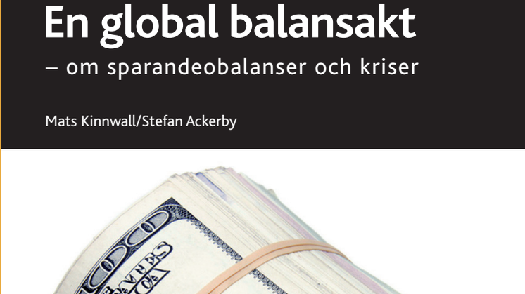 Ny rapport från Global Utmanings ekonomiska råd:”Globala obalanser kan leda till ny finanskris”