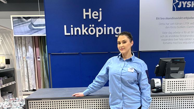 Ivona Pavlov blir butikschef för JYSKs andra butik i Linköping. 