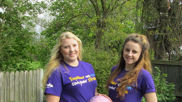​Preston netball players help to Make May Purple for stroke