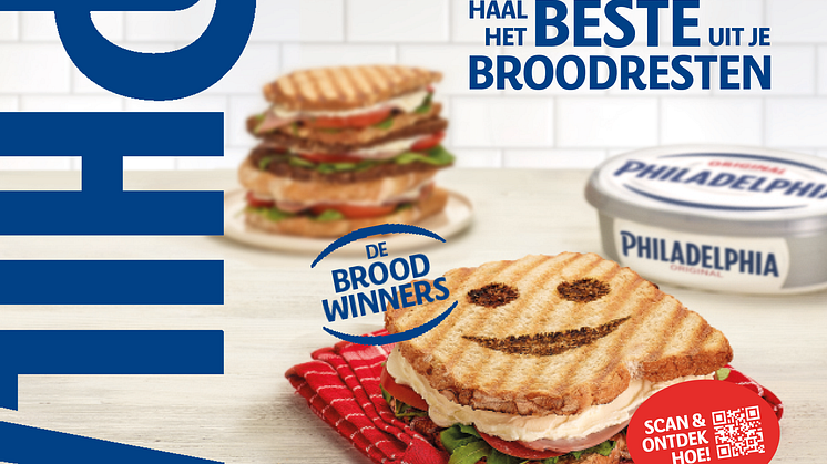 Broodwinners! Philadelphia helpt broodverspilling tegen te gaan met lekkere croque-recepten