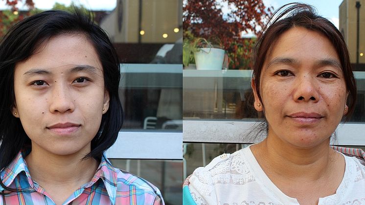 San Yamin Aung, journalist och Thandar Oo, fredsförhandlare