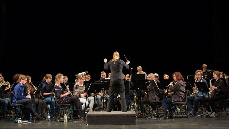 En av mottakerne i høstens lokale tildelingsrunde er Norges Musikkorps Forbund Øst, som får 2,97 millioner kroner til ungt lederskap og talentutvikling i RØST (Regionkorps Øst). (Foto: Sverre Chr. Jarild).