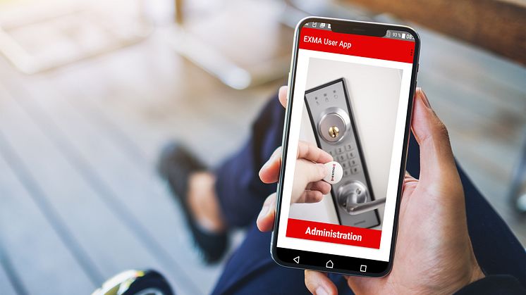 Administrera Exmas NFC produkter med Exma mobil App