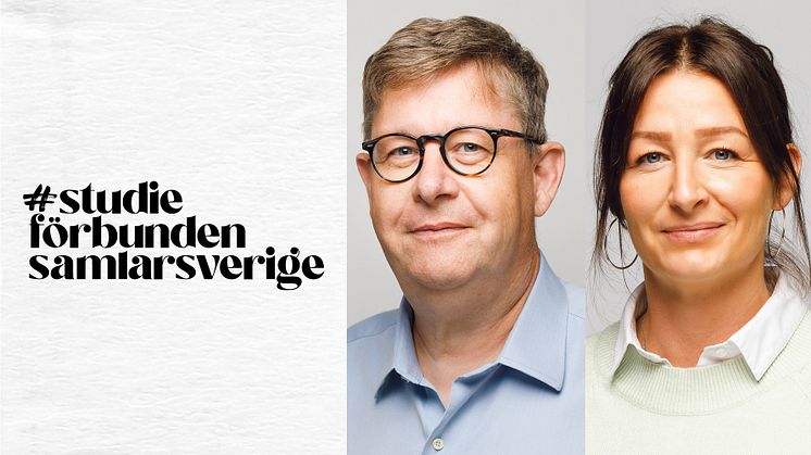 NBVs rektor Göran Hägerdal och regionchef Disa Jagurdzija.