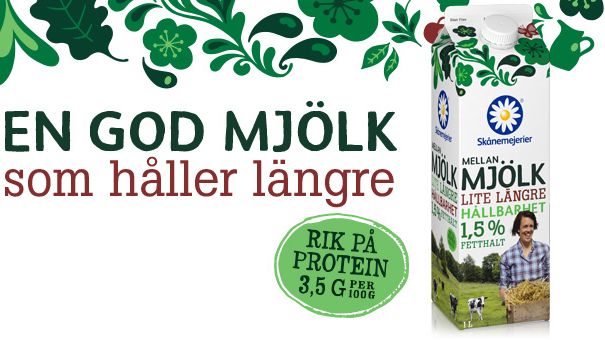 Mjölk som håller längre från Skånemejerier