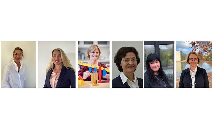 ​Projektgruppen (från vänster): projektledare Cecilia Caiman, Susanne Kjällander, Eva Norén, Farzaneh Moinian, Ann-Charlotte Wernered, Charlotte Kansikas