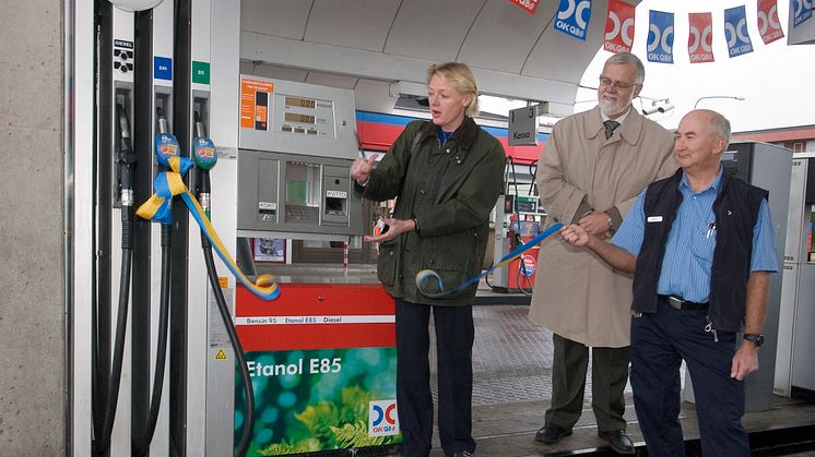 OKQ8 öppnar Sveriges 1 000:e etanolstation