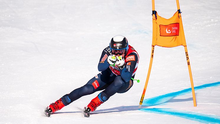 Felix Monsén under träning i Pitztal, 2021. Foto: Ski Team Sweden Alpine. 