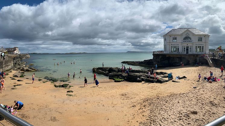 Citizens of Port Rush, Northern Ireland, enjoy a day out on the beach in the summer of 2019 (Credit: David Noble)