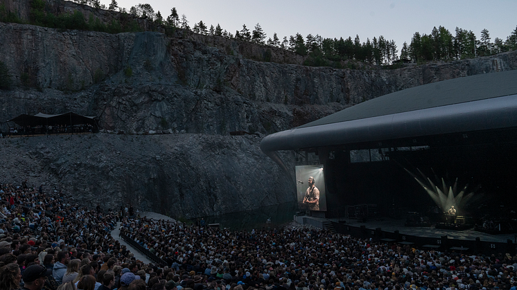 Bon Iver, Dalhalla, 10 juni 2023. Foto: Claire Powell