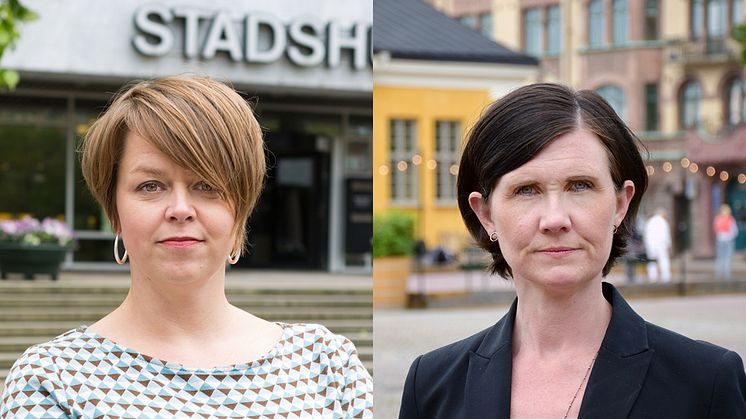 Katrin Stjernfeldt Jammeh (S) och Märta Stenevi (MP).