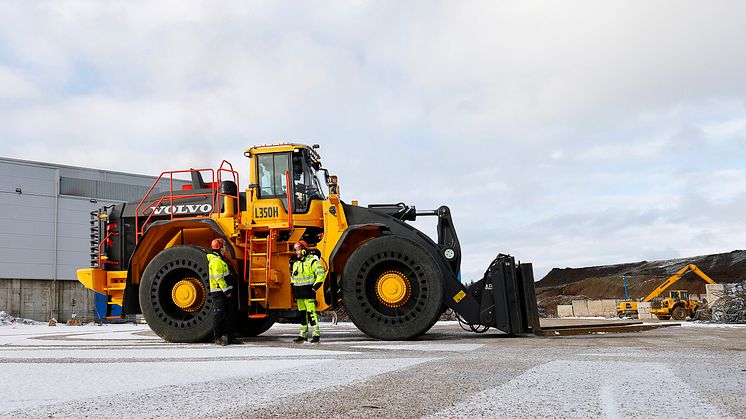 L350H matchade de tuffa kraven hos Stena Recycling