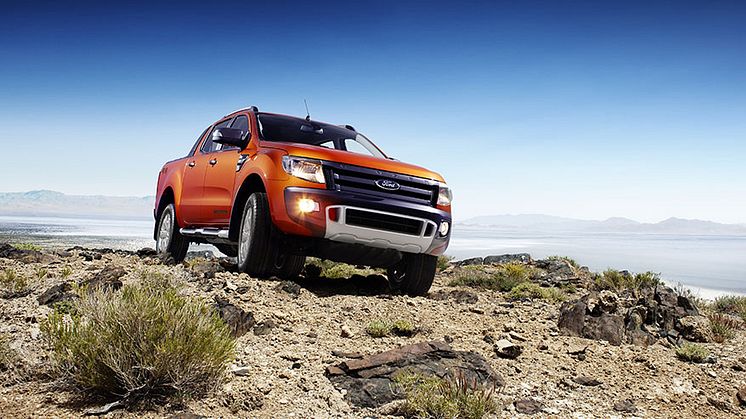 Nya Ford Ranger skapar historia som den första och hittills enda pickupen som får 5 stjärnor i Euro NCAP:s krocktest