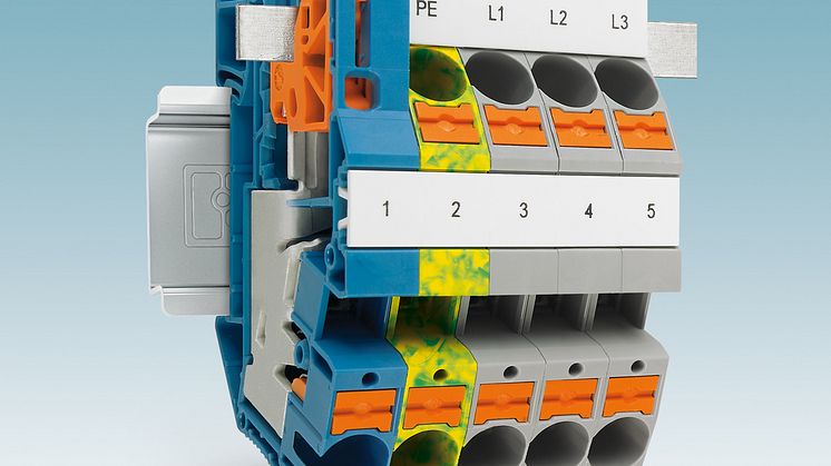 Compact terminal blocks for building installation