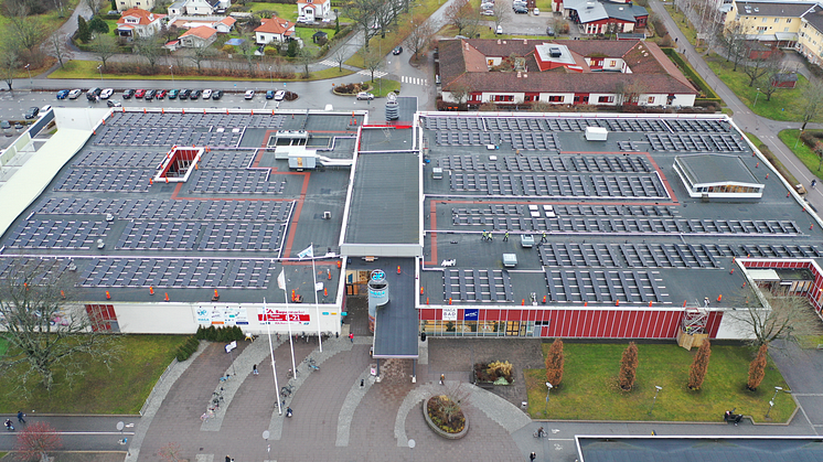 Solceller i Haga centrum