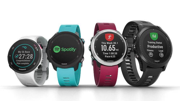 Garmin® lancerer en helt ny Forerunner® serie af GPS-smartwatches som er skabt til løbere