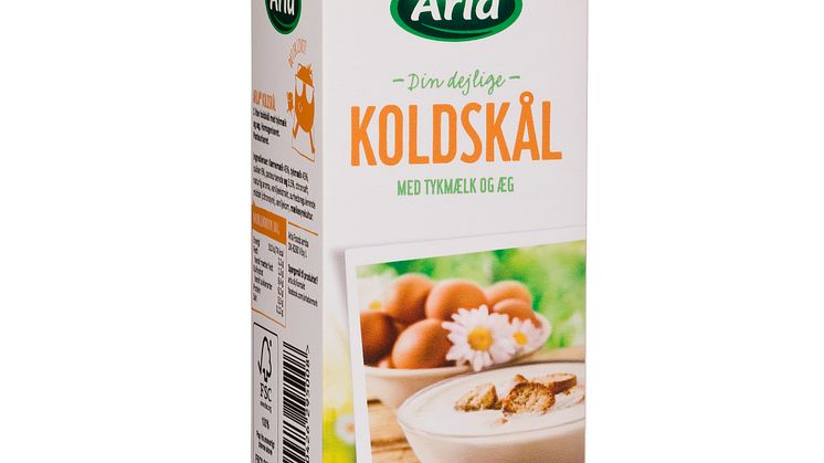Arla Koldskål med tykmælk og æg