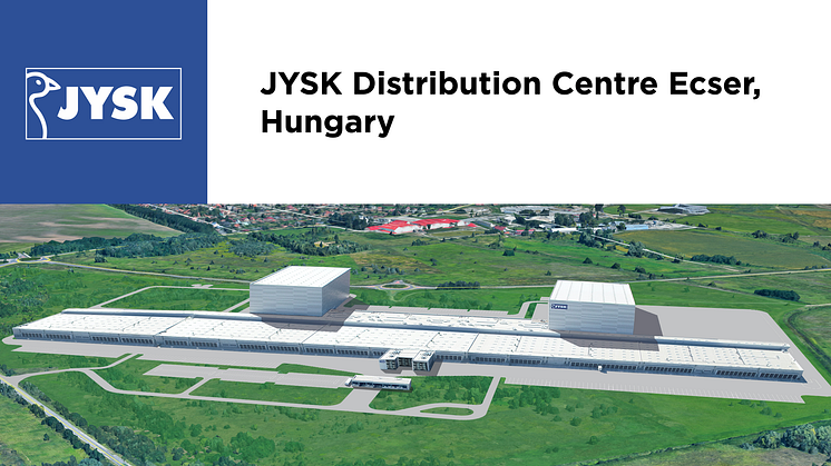 JYSK Distribution Centre Ecser visualisation 1