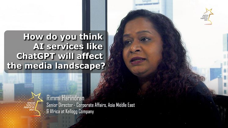 Rimmi Harindran: How do you think AI services like ChatGPT will affect the media landscape?