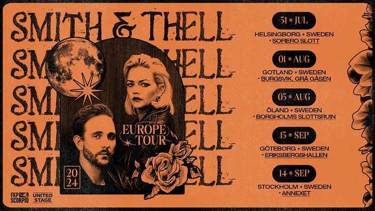 Smith & Thell spelar i Göteborg 13 september – biljetterna släpps på fredag!