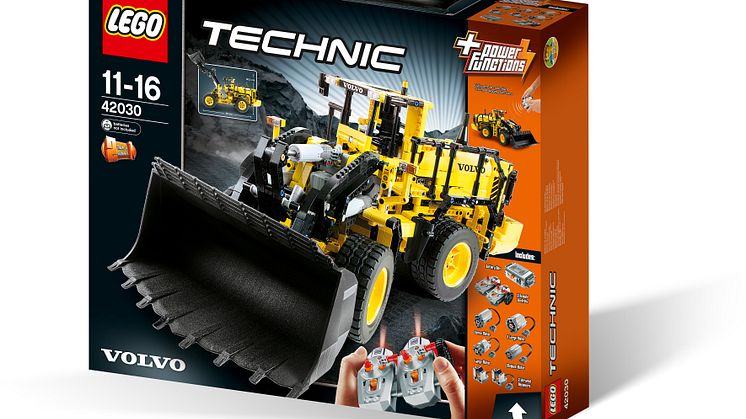 LEGO Technic - förpackning / kartong till Volvo L350F hjullastare 42030
