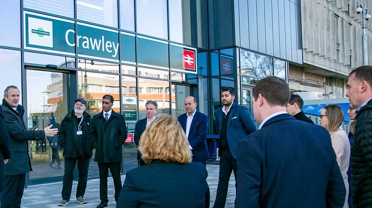 Crawley station open event