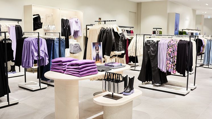 gina tricot launches a new concept store in pallas galleria in borås, sweden. 