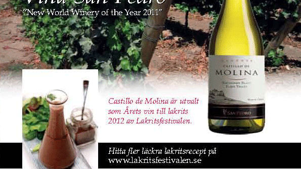 ”Årets vin” på Lakritsfestivalen