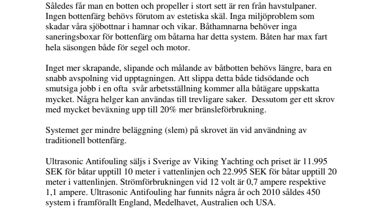 Revolutionerande sätt att behandla din båtbotten - utan bottenfärg!