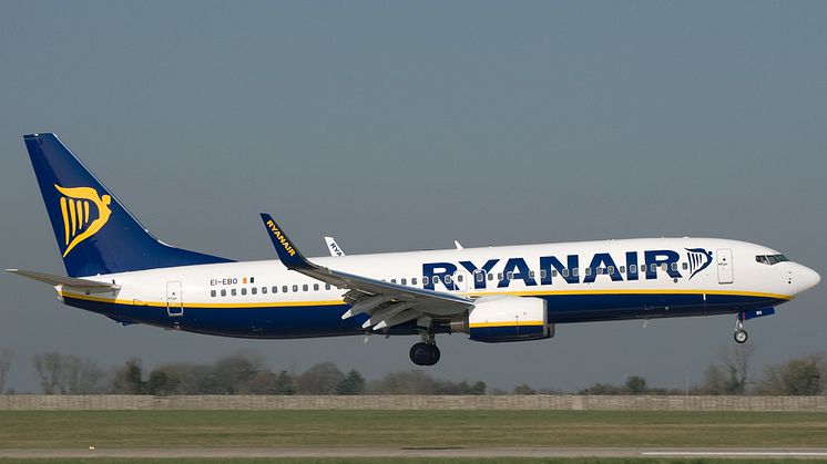 Ryanair opens routes from Kraków to Malmö and Gothenburg