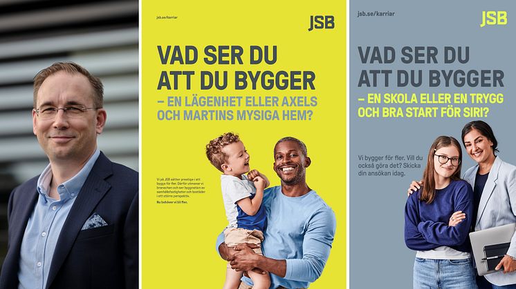 De senaste åren har JSB vuxit avseende både personalstyrka och geografiska etableringar. För att möta framtiden satsar byggföretaget nu på en strategisk kommunikationskampanj för att locka fler till sina team.