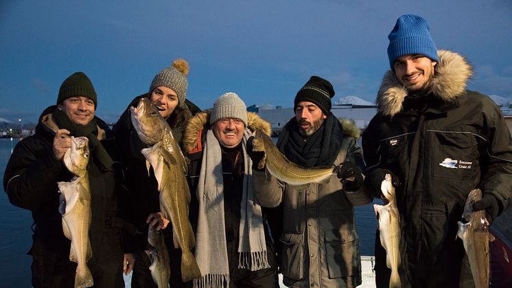 Masterchef Portugal lot seg imponere av den norske naturen - og torsken!