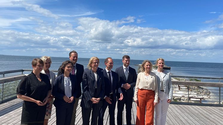 Flera ministrar samlades för den officiella signeringen av det nya Öresundsavtalet.