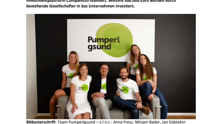 ​800.000 Euro in 70 Tagen: Pumperlgsund überzeugt die Companisto-Investoren