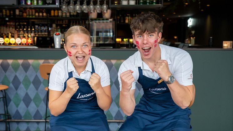 Tjenerne i Larsens Sportsbar & Bistro er EM-klar