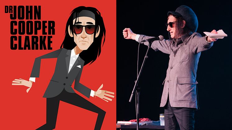 För första gången i Sverige - punkpoesins gudfader John Cooper Clarke på turné 