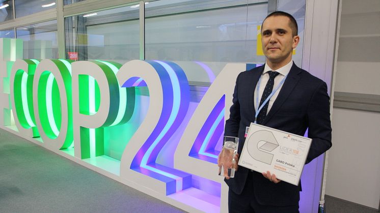 GARO Polska erhåller priset ”Electromobility Leader 2018” vid COP24 klimatmöte