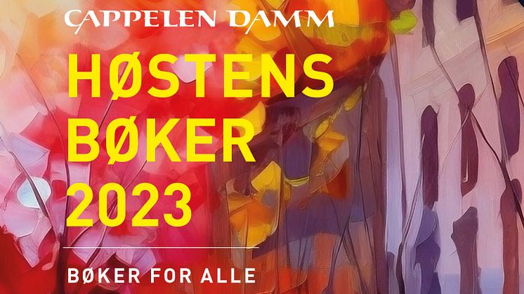 Minner om at Cappelen Damm presenterer høstens bøker i morgen