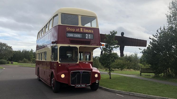 Extra buses, including a classic 1964 Northern General Routemaster, deployed to keep people moving as schools return