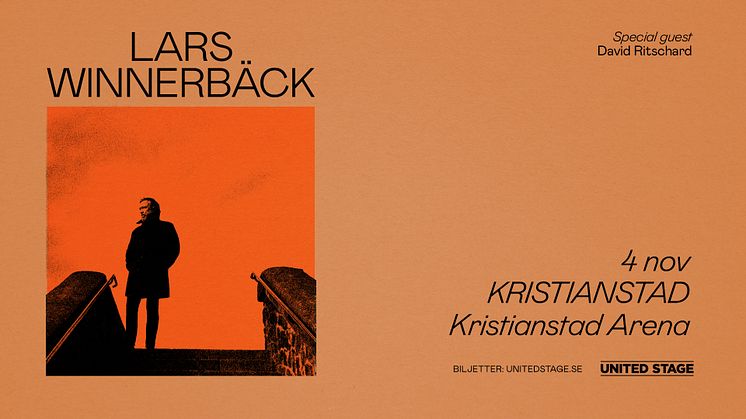 Lars Winnerbäck kommer till Kristianstad Arena den 4 november