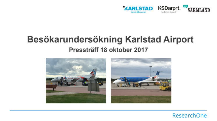 ​Kartläggning av återvändande besökare via Karlstad Airport hösten 2017