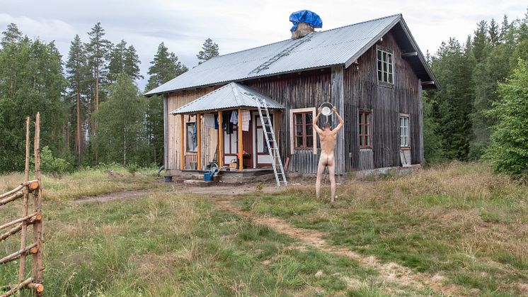 Bild från utställningen Människor på skogen. Foto: Aija Svensson