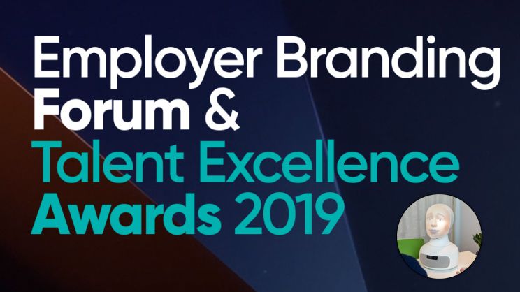 TNG:s VD och AI-roboten Tengai på Employer Branding Forum & Talent Excellence Awards 2019