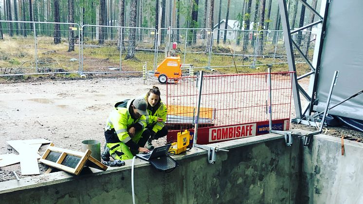 Cautus Geo overvåker testanlegget til svenske Vattenfall i Älvkarleby, nord for Stockholm.