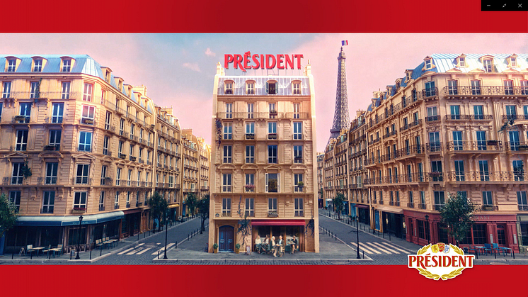 ​Ny kommunikation från Président får tittare att drömma sig bort till Frankrike