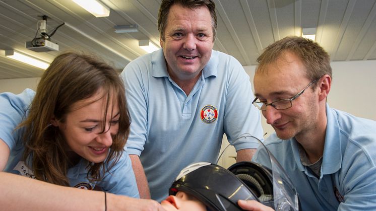 Rescue workers undergo emergency training at Northumbria