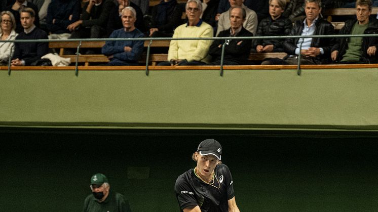 Emil Ruusuvuori föll i sin debut i Stockholm Open