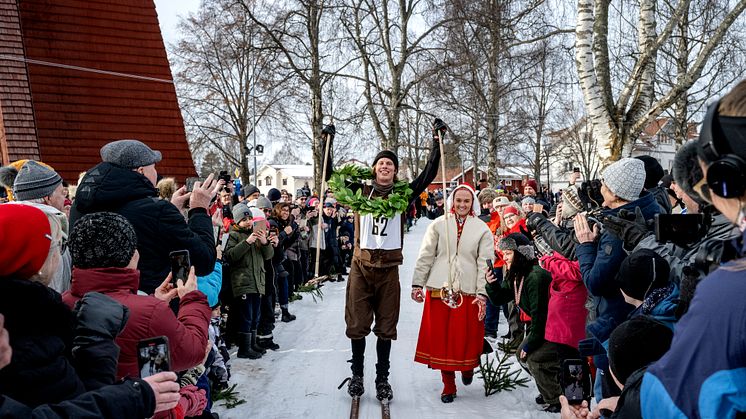 ﻿Jubileumsvasan – lång dags färd mot målet i Mora