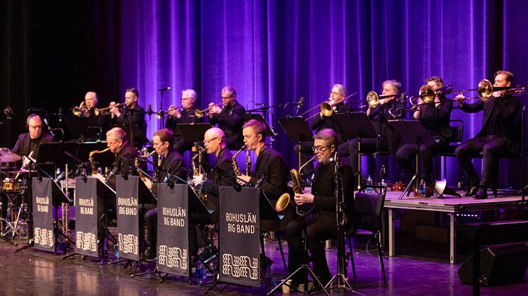 Vara Konserthus eget storband Bohuslän Big Band är en av akterna under Blåsmusikens dag